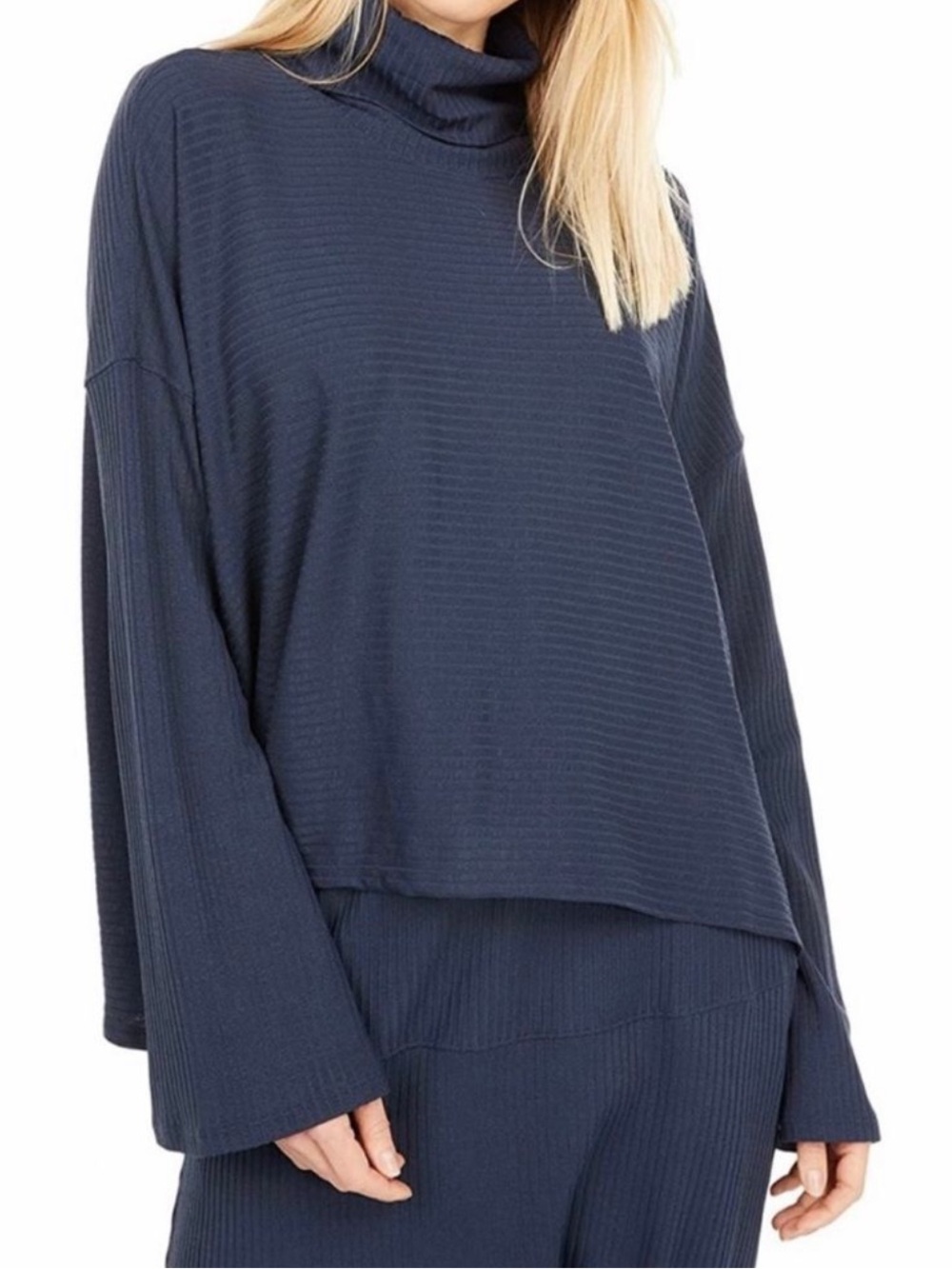 Free People Movement Cant Handle this Turtleneck Navy Small